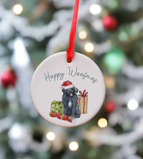 Newfoundland Ceramic Circle Decoration